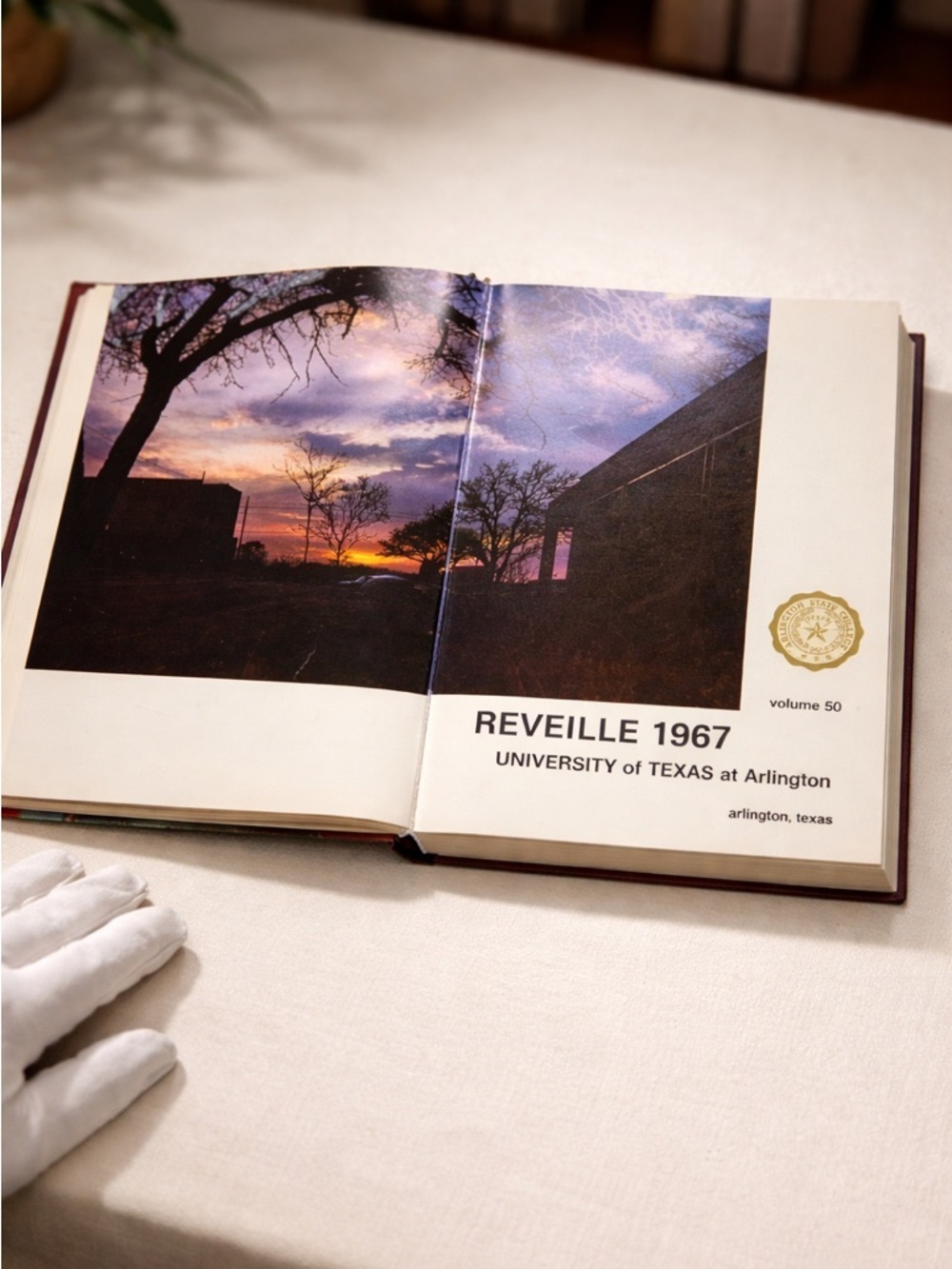 GUC - College Year Bool Arlington State College “Reveille 1967”- UT Arlington TX